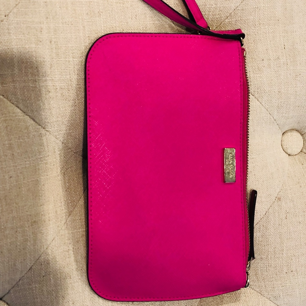 Kate Spade Hot Pink wristlet